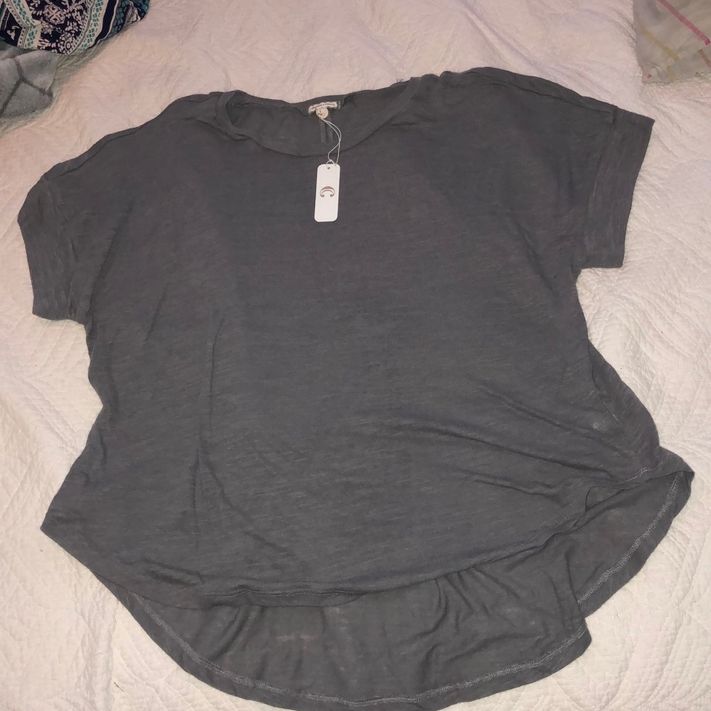 Charming Charlie’s grey short sleeve